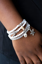 Load image into Gallery viewer, Ocean Breeze White Bracelet Paparazzi Accessories