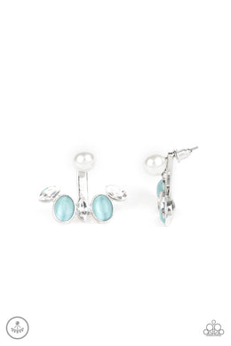 Modern Sophistication Blue Jacket Earring Paparazzi Accessories