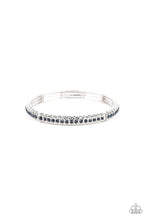 Load image into Gallery viewer, Cha Cha Ching Blue Rhinestone Bracelet Paparazzi Accessories