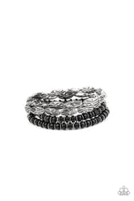 Load image into Gallery viewer, Wild Wonder Black Bracelet Paparazzi Accessories