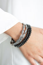 Load image into Gallery viewer, Wild Wonder Black Bracelet Paparazzi Accessories