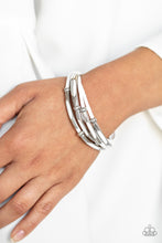 Load image into Gallery viewer, Modern Magnetism White Urban Bracelet Paparazzi Accessories