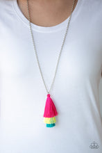 Load image into Gallery viewer, Triple The Tassel Multi Necklace Paparazzi Accessories