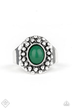 Load image into Gallery viewer, Please and Thank You Green Ring Paparazzi Accessories