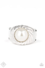 Load image into Gallery viewer, Wall Street Whimsical White Pearl Ring Paparazzi Accessories
