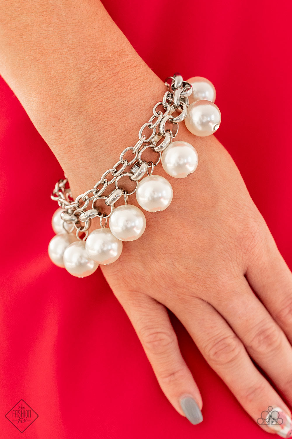 Word on wall Street Pearl Bracelet Paparazzi Accessories