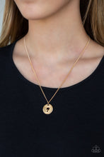 Load image into Gallery viewer, Palm Tree Paradise Gold Necklace Paparazzi Accessories