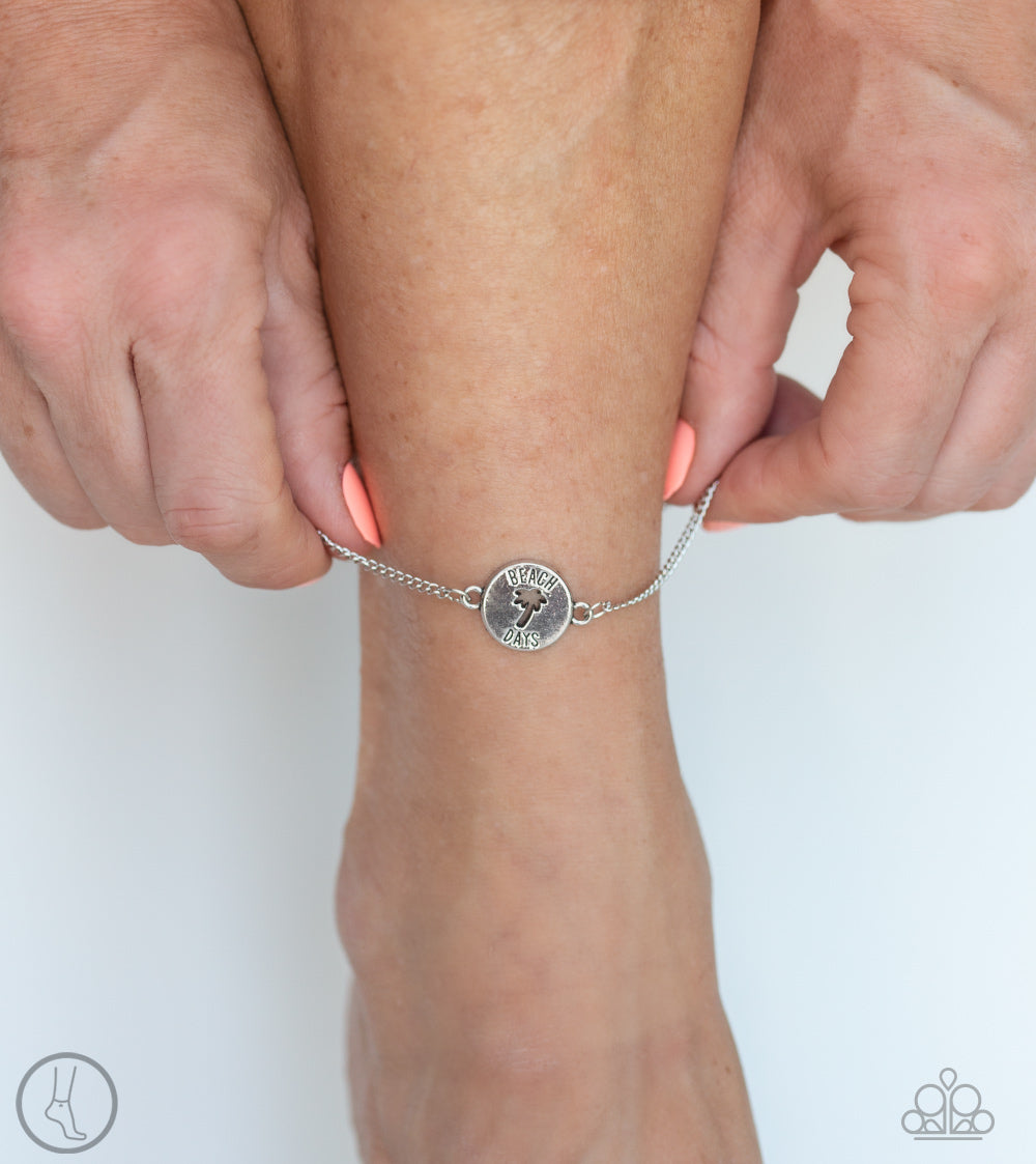 Summer Shade Silver Anklet Paparazzi Accessories