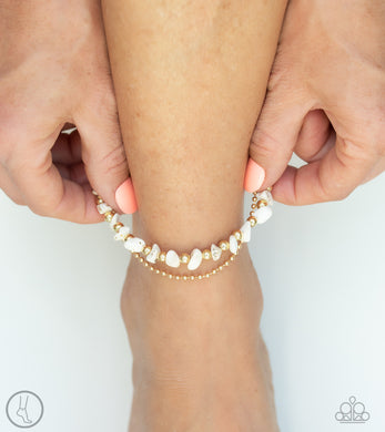 Beach Expedition Gold Anklet Paparazzi Accessories