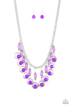 Load image into Gallery viewer, Cool Cascade Purple Necklace Paparazzi Accessories