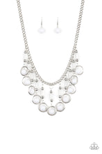 Load image into Gallery viewer, Cool Cascade White Necklace Paparazzi Accessories