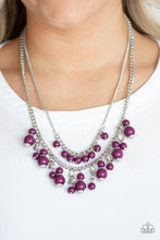Load image into Gallery viewer, Beautifully Beaded Purple Necklace Paparazzi Accessories