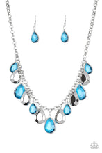 Load image into Gallery viewer, CLIQUE-bait - Blue Necklace Paparazzi Accessories