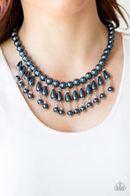 Load image into Gallery viewer, Miss Majestic Blue Pearl Necklace Paparazzi Accessories