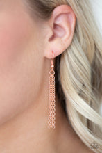 Load image into Gallery viewer, Square It Up Copper Necklace Paparazzi Accessories