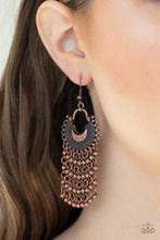 Load image into Gallery viewer, Catching Dreams Copper Earring Paparazzi Accessories