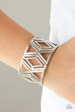 Load image into Gallery viewer, Textile Tango Silver Bracelet Paparazzi Accessories