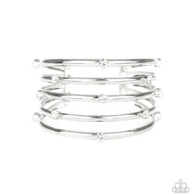 Load image into Gallery viewer, Sugarlicious Silver Cuff Bracelet Paparazzi Accessories