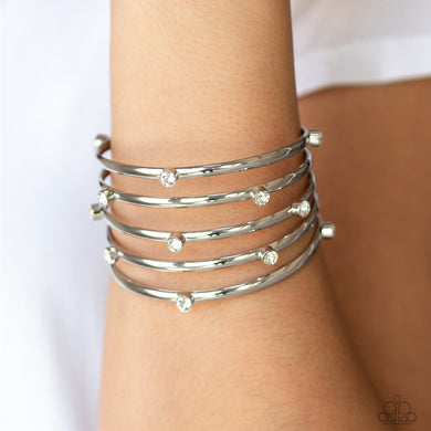 Sugarlicious Silver Cuff Bracelet Paparazzi Accessories