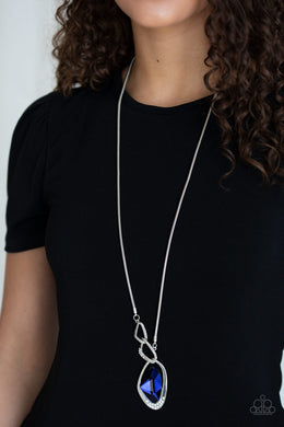 Optical Opulence Blue Necklace Paparazzi Accessories