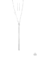 Load image into Gallery viewer, Forget Me KNOT - Silver Necklace Paparazzi Accessories