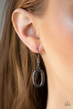 Load image into Gallery viewer, Take Charge Black Gunmetal Necklace Paparazzi Accessories