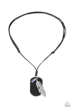 Load image into Gallery viewer, Flying Solo Black Urban Necklace Paparazzi Accessories
