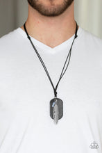 Load image into Gallery viewer, Flying Solo Black Urban Necklace Paparazzi Accessories