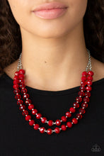 Load image into Gallery viewer, Glitter Gratitude Red Necklace Paparazzi Accessories