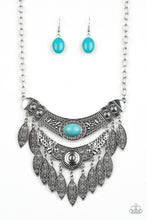 Load image into Gallery viewer, Island Queen Blue Necklace Paparazzi Accessories