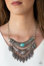 Load image into Gallery viewer, Island Queen Blue Necklace Paparazzi Accessories