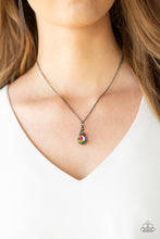 Load image into Gallery viewer, Timeless Trinket Multi Gunmetal Necklace Paparazzi Accessories