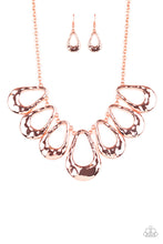 Load image into Gallery viewer, Teardrop Envy Copper Necklace Paparazzi Accessories