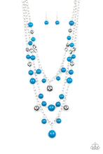 Load image into Gallery viewer, The Partygoer Blue Necklace Paparazzi Accessories