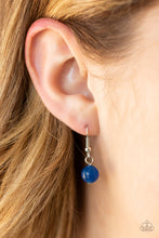 Load image into Gallery viewer, Stone Aura Blue Necklace Paparazzi Accessories