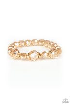 Load image into Gallery viewer, Crystal Collision Gold Bracelet Paparazzi Accessories