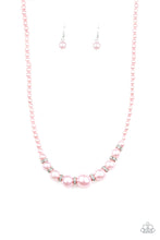 Load image into Gallery viewer, Soho Sweetheart Pink Pearl Necklace Paparazzi Accessories