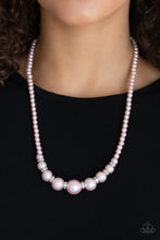 Load image into Gallery viewer, Soho Sweetheart Pink Pearl Necklace Paparazzi Accessories