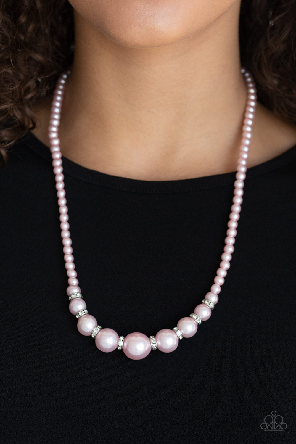 Soho Sweetheart Pink Pearl Necklace Paparazzi Accessories