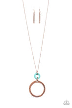 Load image into Gallery viewer, Optical Illusion Copper Necklace Paparazzi Accessories
