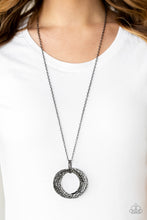 Load image into Gallery viewer, Metal Marathon Black Gunmetal Necklace Paparazzi Accessories