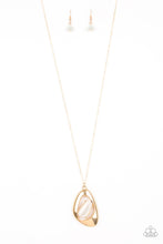 Load image into Gallery viewer, Asymmetrical Bliss Gold Necklace Paparazzi Accessories