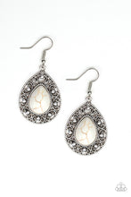 Load image into Gallery viewer, Stone Story White Earrings Paparazzi Accessories