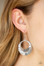 Load image into Gallery viewer, Savory Shimmer Silver Earrings Paparazzi Accessories