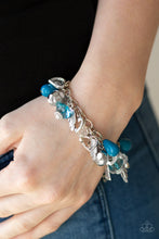 Load image into Gallery viewer, Charmingly Romantic Blue Bracelet Paparazzi Accessories