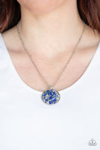 Load image into Gallery viewer, Glam Crush Monday Blue Necklace Paparazzi Accessories