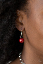 Load image into Gallery viewer, One Way Wall Street Red Pearl Necklace Paparazzi Accessories