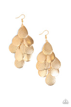 Load image into Gallery viewer, Chime Time Gold Earring Paparazzi Accessories