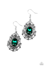 Load image into Gallery viewer, Regal Razzle Green Earrings Paparazzi Accessories