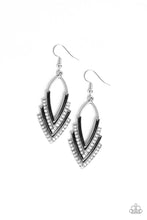 Load image into Gallery viewer, Tour de Force White Earring Paparazzi Accessories